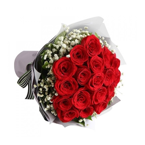 24 Red Roses Bouquet